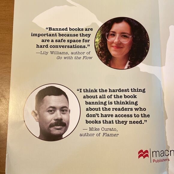 Macmillan Publishing 2024 “Speak Up For Banned Books!” Campaign Poster - Picture 3 of 8